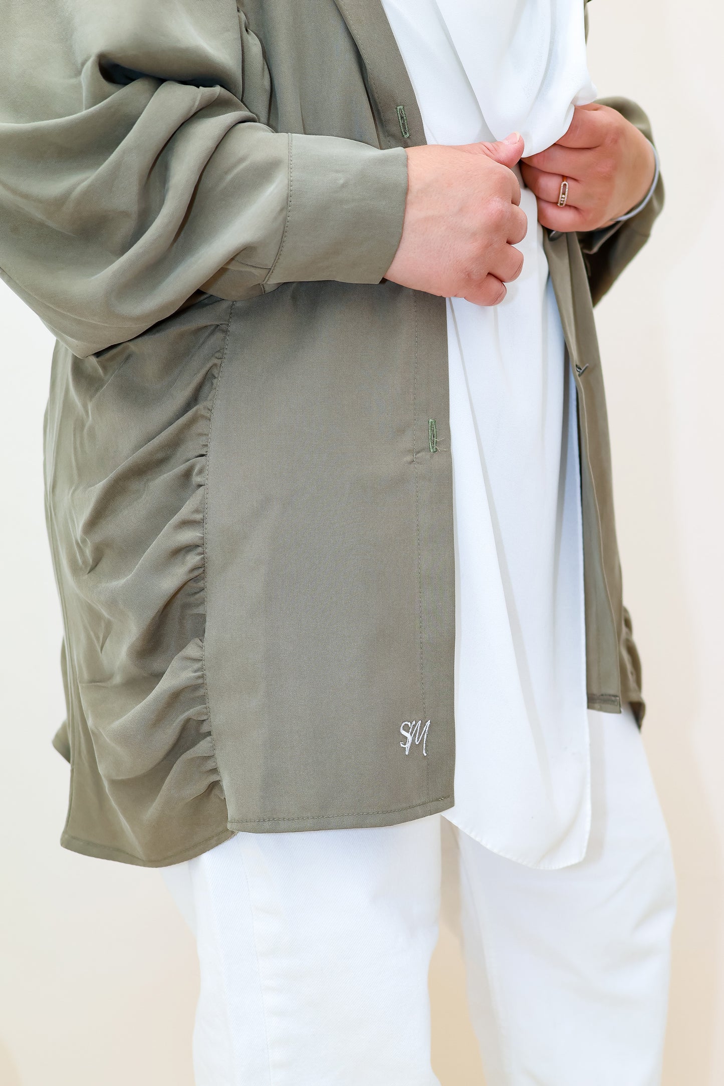 Chemise Grace Kaki