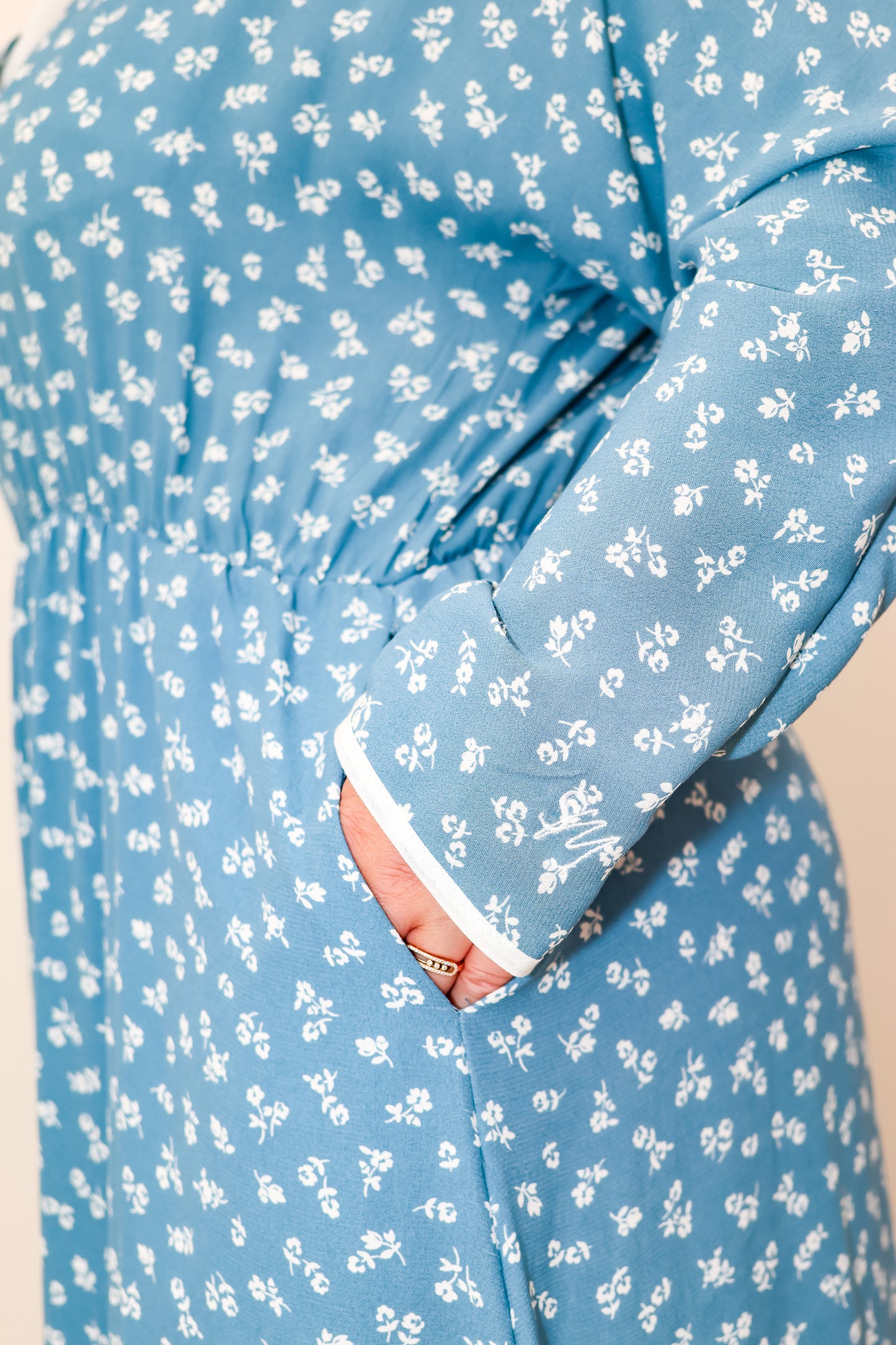Robe Blue ANDALOUSE