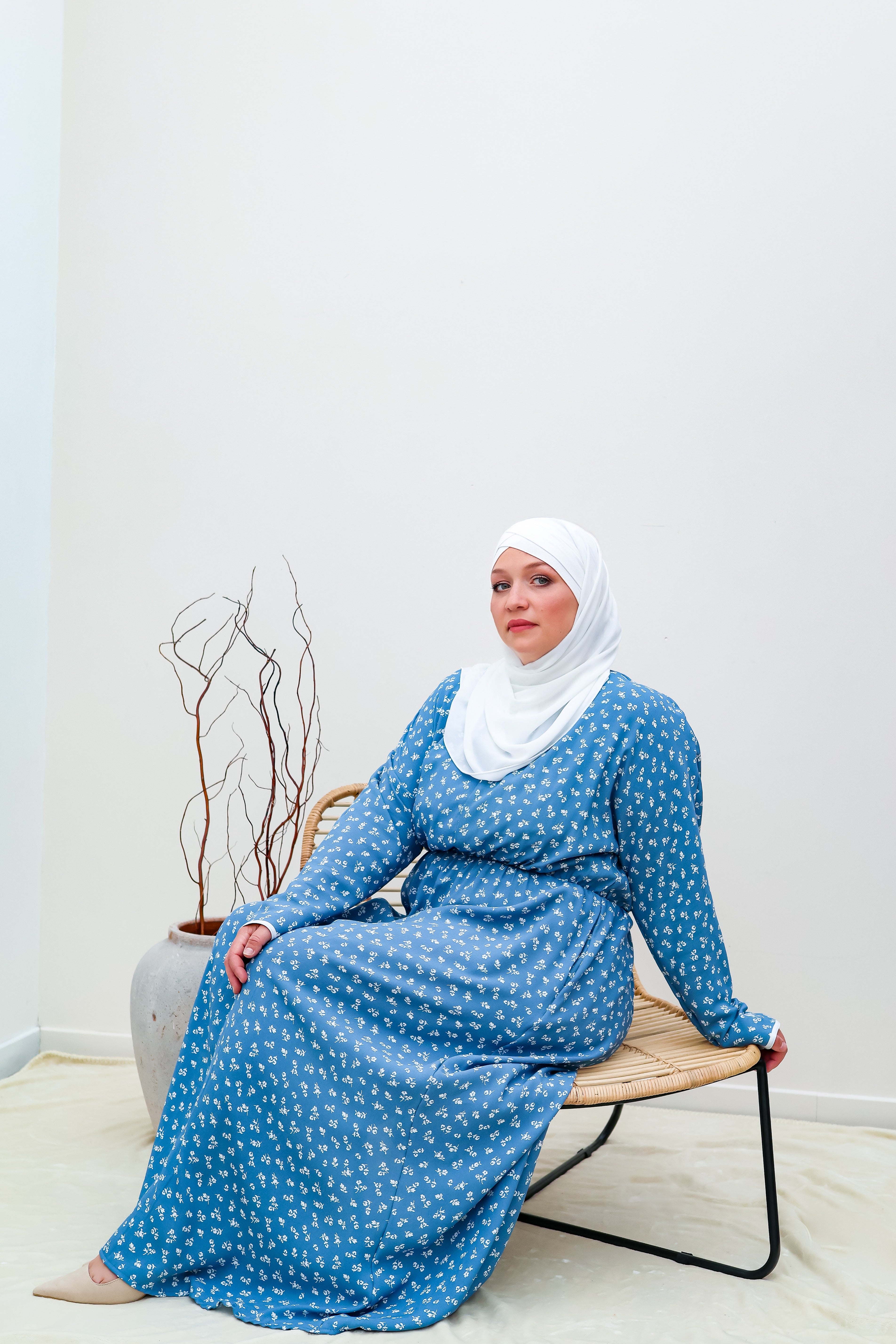 Robe Blue ANDALOUSE